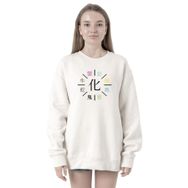 Tshirthane P23655S7831 Monogatari Anime Apparitions 2ip Kadın Beyaz Sweatshirt