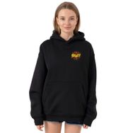 Tshirthane P23731S7627 Big Bang Theory Bang Logo Füme 3 ip Kapüşonlu Kadın Sweatshirt