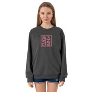 Tshirthane P23749S3191 Füme Kadın Sweatshirt