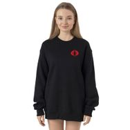 Tshirthane P23947S666 Siyah Kadın Sweatshirt