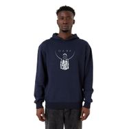 Tshirthane P23993S6105 Dark Mono Lacivert 3 ip Kapüşonlu Erkek Sweatshirt