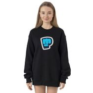 Tshirthane P24058S5918 Siyah Kadın Sweatshirt