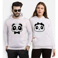 Tshirthane Panda Kurdele Papyon 2'li Sevgili Sweatshirt