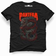 Tshirthane Pantera Snake Siyah Erkek T-shirt