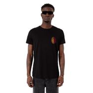 Tshirthane Parmak İzi Sarı Kırmızı Siyah Erkek T-shirt