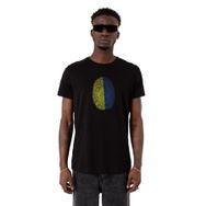 Tshirthane Parmak İzi Sarı Lacivert Siyah Erkek T-shirt