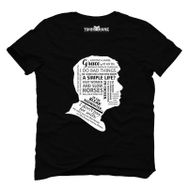 Tshirthane Peaky Blinders Tommy Shelby Quotes Siyah Erkek T-shirt