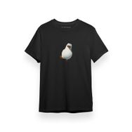 Tshirthane Penguen Siyah Kısa Kol Erkek T-shirt