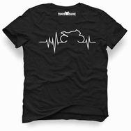 Tshirthane Ritim Motor Siyah Erkek T-shirt