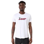 Tshirthane Rolling Quartz Fearless Beyaz Bisiklet Yaka Erkek T-shirt