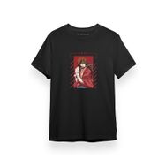 Tshirthane Rurouni Kenshin Killer Poster Siyah Kısa Kol Erkek T-shirt