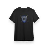 Tshirthane Shadow and Bone Squaller Siyah Kısa Kol Erkek T-shirt