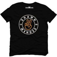 Tshirthane Shawn Mendes Peace 1998 logo Siyah Erkek T-shirt