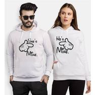 Tshirthane She He Mine 2'li Sevgili Sweatshirt