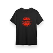 Tshirthane Slam Dunk Sohohoku High Basketball Club Logo Siyah Kısa Kol Erkek T-shirt