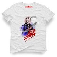Tshirthane Stan Lee Marvel Kara Kalem Beyaz Erkek T-shirt