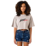 Tshirthane Stray Kids Chk Chk Boom Taş Rengi Kadın Crop