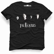 Tshirthane The Beatles 1960 1970 Siyah Erkek T-shirt