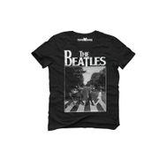 Tshirthane The Beatles Siyah Erkek T-shirt