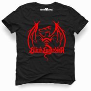 Tshirthane Tshirthane Blind Guardian Logo Siyah Erkek T-shirt