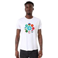 Tshirthane Türk Devletleri Teşkilat Beyaz Erkek Bisikletyaka T-shirt