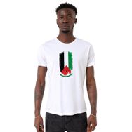 Tshirthane Watermelon Palestine Flag Beyaz Erkek Bisikletyaka T-shirt