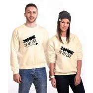 Tshirthane Zombie 2'li Sevgili Sweatshirt