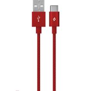 Ttec 2DK26K Kırmızı 30 cm Alumi Cable Type-C Şarj ve Data Kablosu