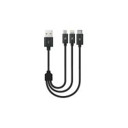 Ttec 2DK31 Siyah 30 cm Alumi Cable Trio Şarj Kablosu