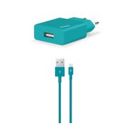 Ttec 2SCS20CTZ Turkuaz SmartCharger 2.1A+Type-C Kablo Seyahat Şarj Cihazı