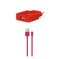 Ttec 2SCS20LK Kırmızı Smart Charger 2.1A Seyahat Şarj Cihazı ve Lightning Kablo