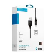 Ttec Alumicable Micro USB Şarj Kablo Siyah