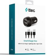 Ttec SmartCharger Duo3.1A Araç Şarj Aleti