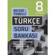 Tudem Yayınları 2023 8. Sınıf Türkçe Beceri Temelli Soru Bankası