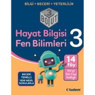 Tudem Yayınları - 3. Sınıf Hayat Bilgisi Fen Bilimleri 3 Boyut Yeni Nesil Sorularla