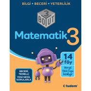 Tudem Yayınları - 3. Sınıf Matematik 3 Boyut Yeni Nesil Sorularla