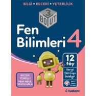 Tudem Yayınları - 4. Sınıf Fen Bilimleri 3 Boyut Yeni Nesil Sorularla