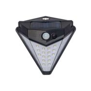 Tudor Solar Sensörlü Güneş Enerjili Üçgen 38 Led Duvar Lambası Aplik