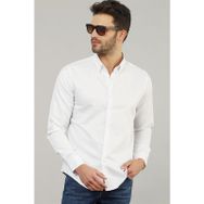 Tudors 19310 Slim Fit Dar Kesim Oxford Spor Erkek Gömlek