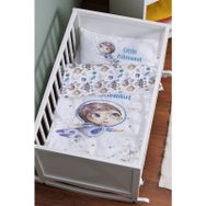 Tuğba Kuğu For Baby Serisi Kahverengi Atkılı Ayı 60x100 cm Anne Yanı Beşik Nevresim Takımı