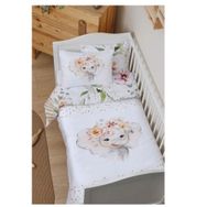 Tuğba Kuğu For Baby Serisi Suluboya Fil 100x150 cm Organik Bebek Nevresim Takımı