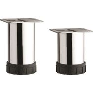 Tuğra Ayarlanabilir Pingolu Krom Metal 4'lü 12 cm Mobilya Dolap Ayağı