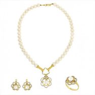 Tuğrul Altın T007579 Altın İnci Set