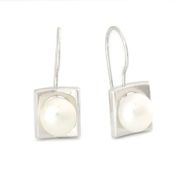 Tuğrul Altın T007604 Altın İnci Küpe