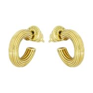 Tuğrul Altın T008061 Altın Küpe