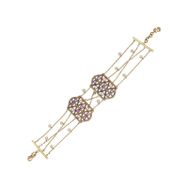 Tuğrul Altın T016139 Taşlı Altın Bileklik