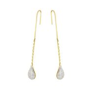 Tuğrul Altın T025824 Altın Sallantılı Küpe