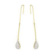 Tuğrul Altın T025824 Altın Sallantılı Küpe