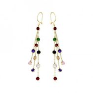 Tuğrul Altın T056523 Altın Sallantılı Küpe