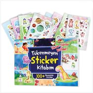 Tükenmeyen +100 Sticker Kitabım - Yükselen Zeka Yayınları